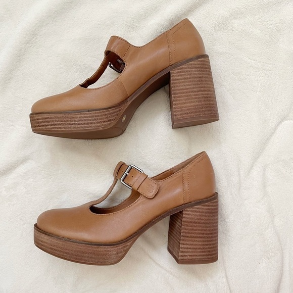 Lucky Brand Ominie Platform Pump Brown - Picture 7 of 8